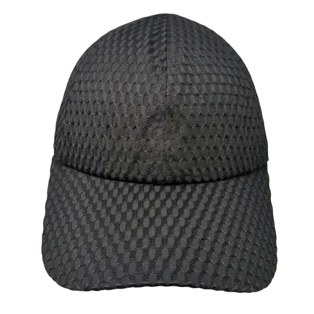 Hind Strapback Hat Solid Black One Size Adjustable Outdoor Blank